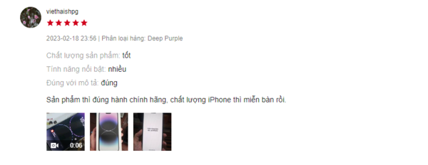 Đánh giá từ người dùng cho thấy sự hài lòng vượt mong đợi